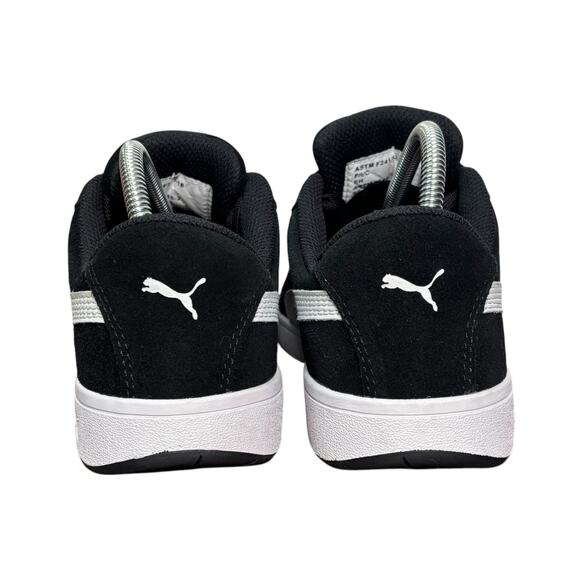 Puma Iconic Suede S1P Low Safety Shoes Size 8 Black Composite Toe Work Sneakers - Picture 3 of 11